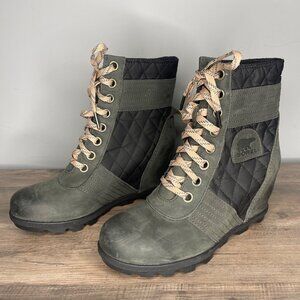 Women Sorel Lexi wedge booties‎ boots size 9